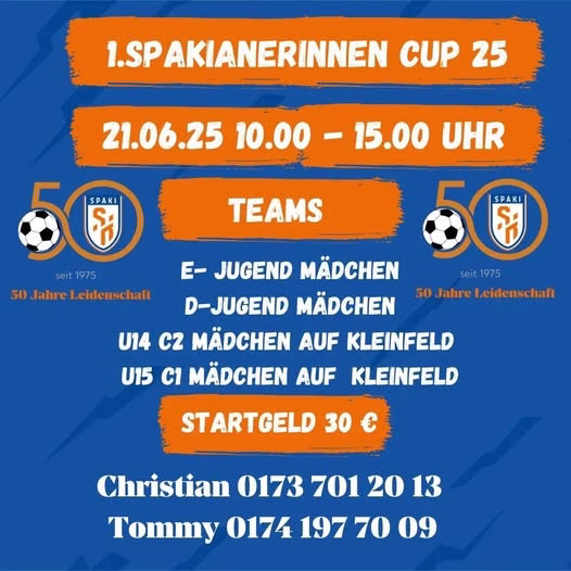 1. Spakianerinnen Cup 2025