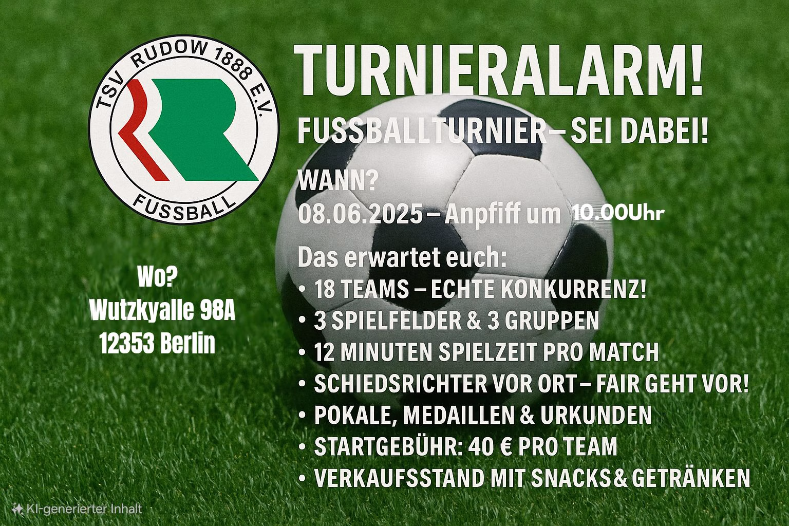 TSV Rudow Fußballturnier
