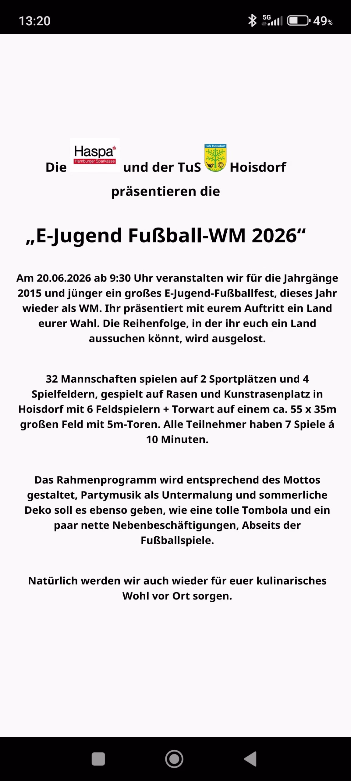 E-Jugend WM Hoisdorf