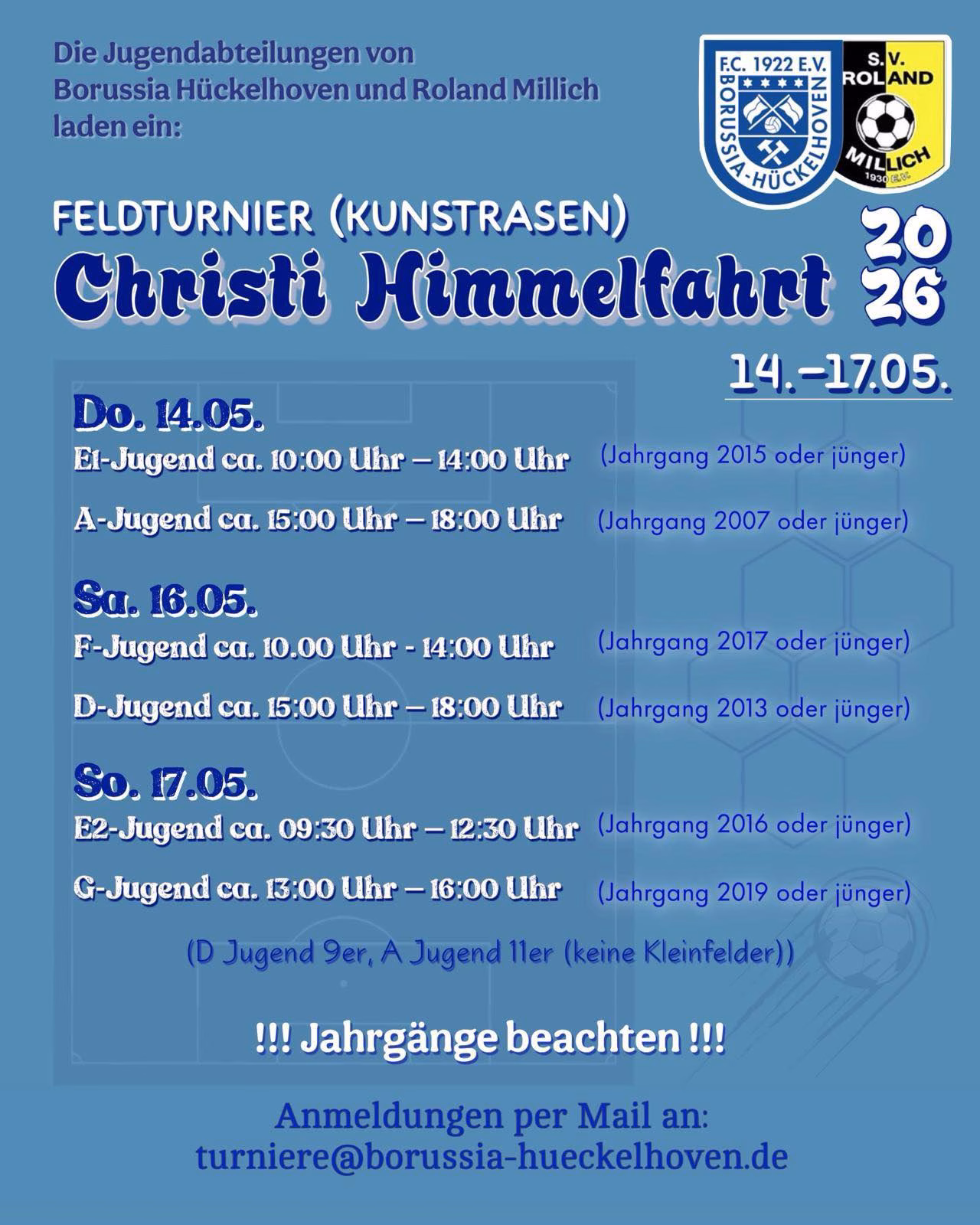 Feldturnier Christi Himmelfahrt
