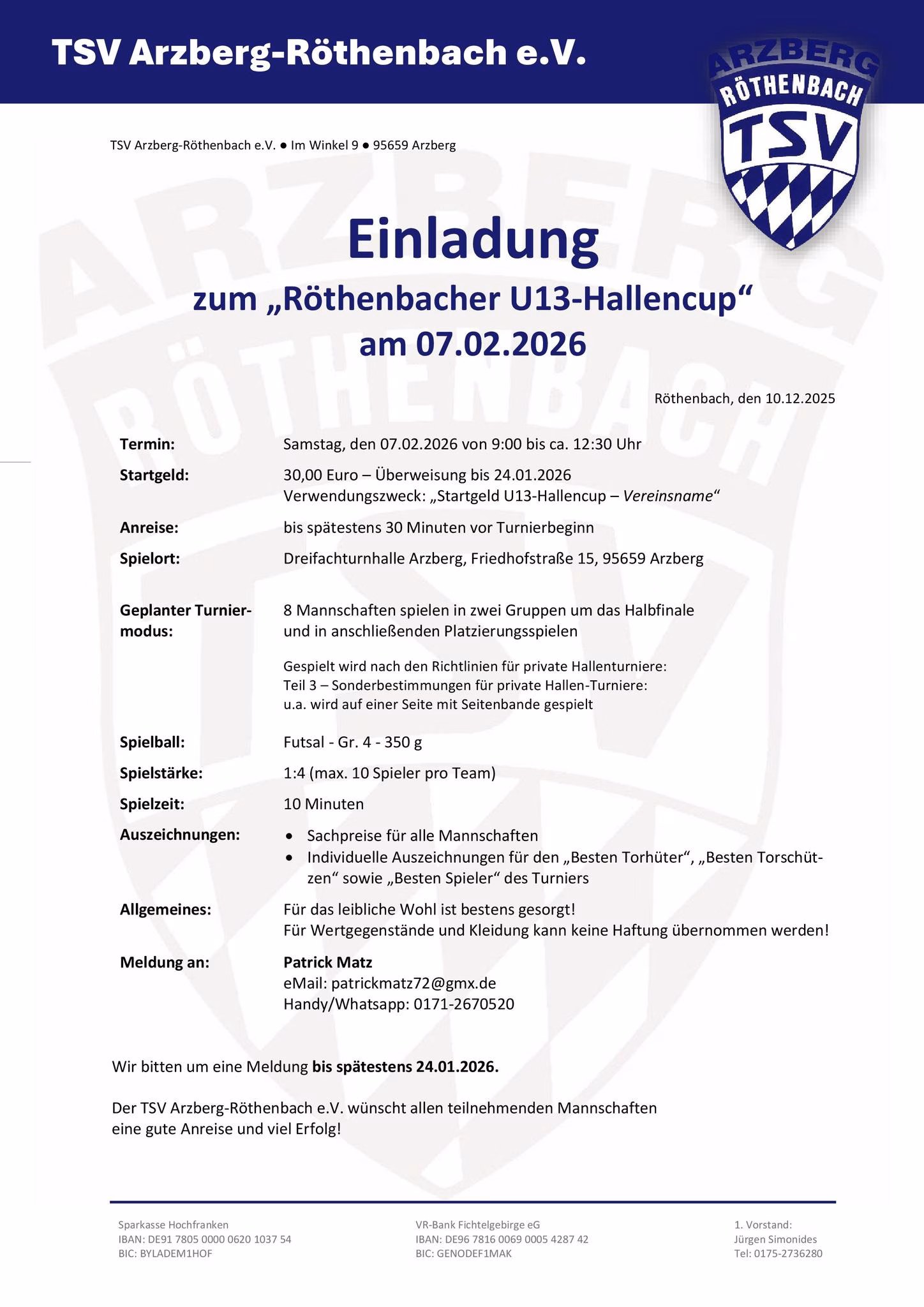 Röthenbacher Hallencup